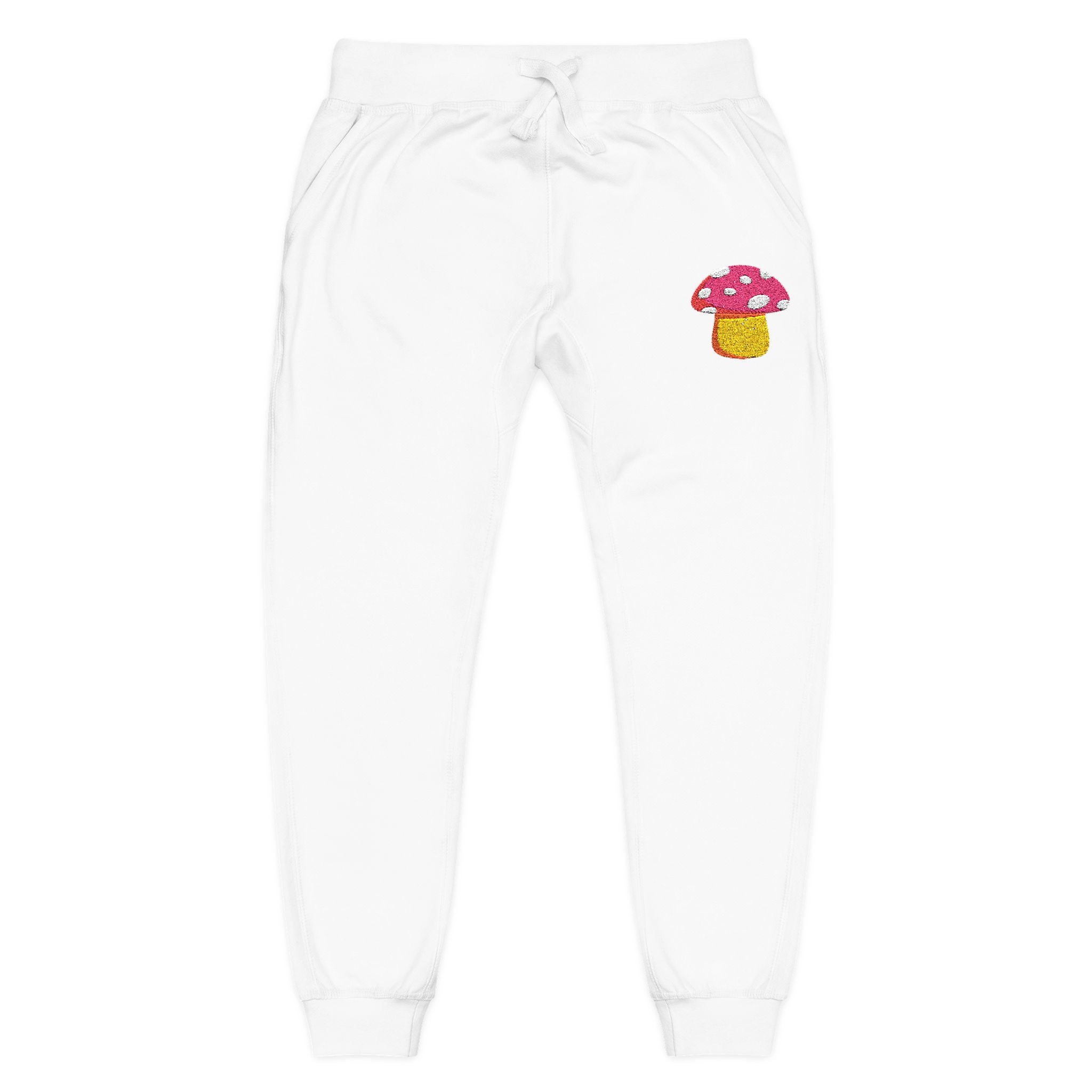 Cozy Mushroom 'War Ravaged' Embroidered Sweatpants