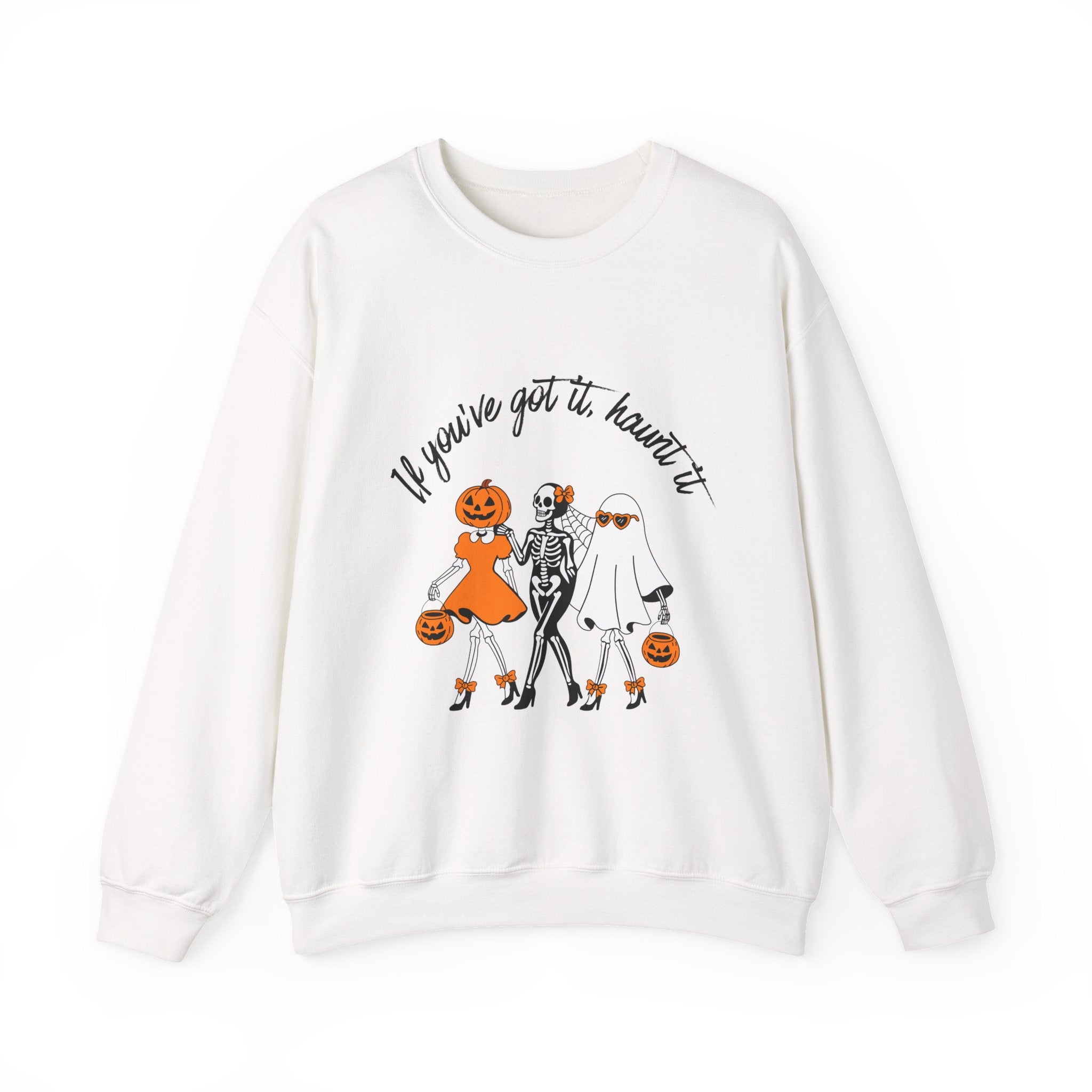 Halloween-Inspired Crewneck Sweatshirt