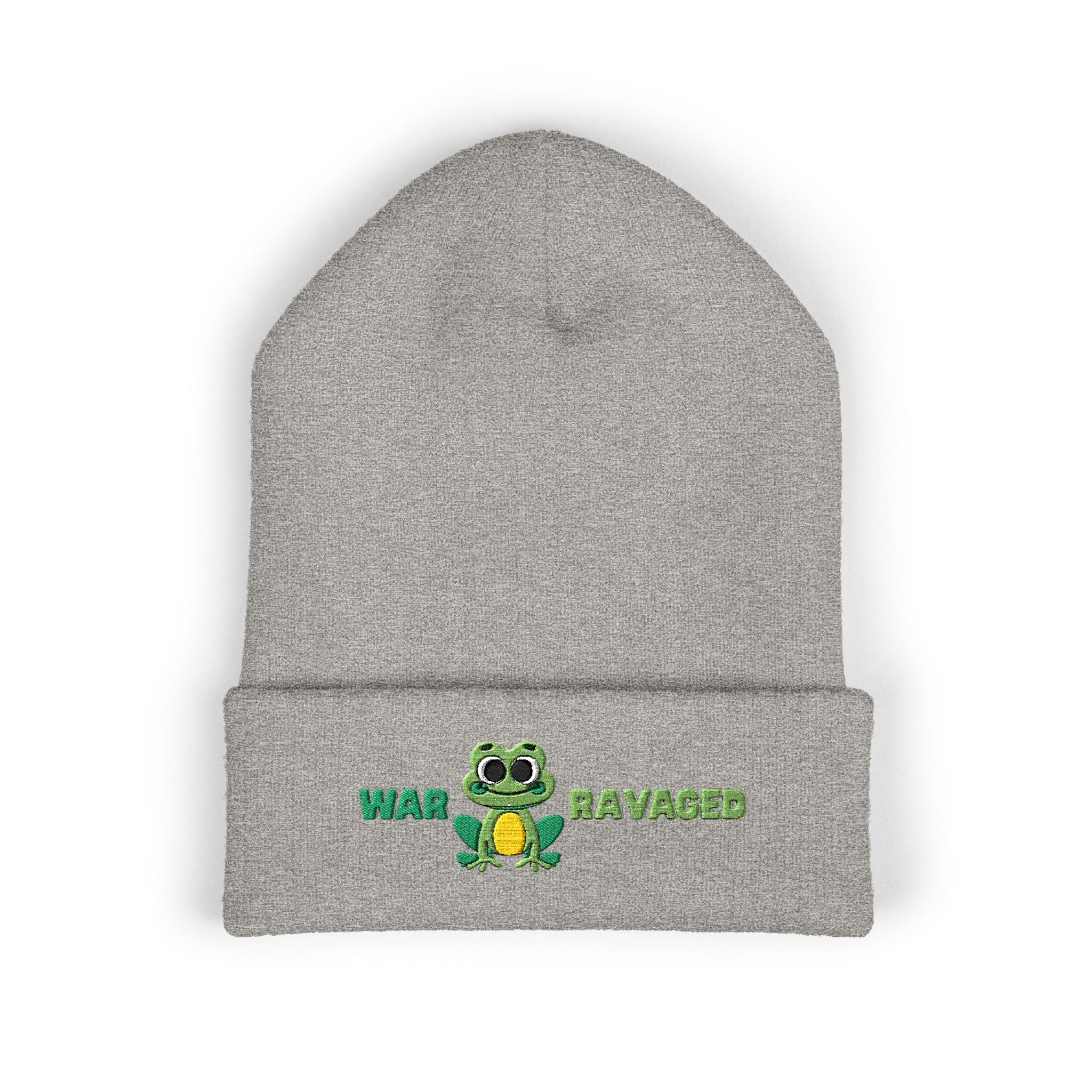 War Ravaged Frog Classic Cuffed Beanie