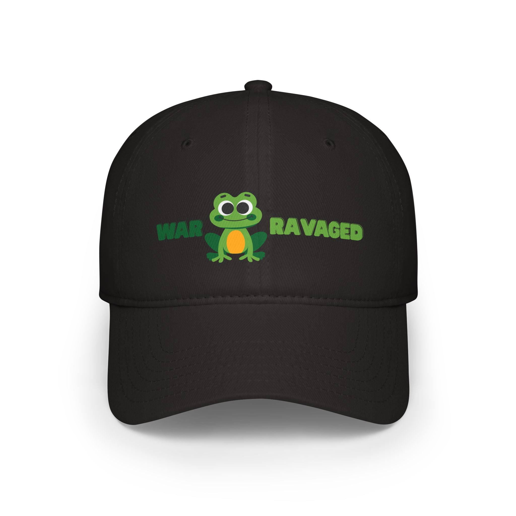 War Ravaged Kawaii Frog Baseball Cap