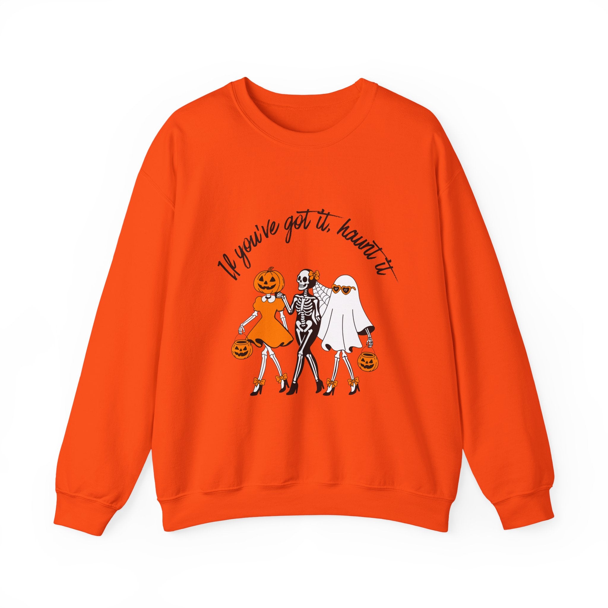 Halloween-Inspired Crewneck Sweatshirt