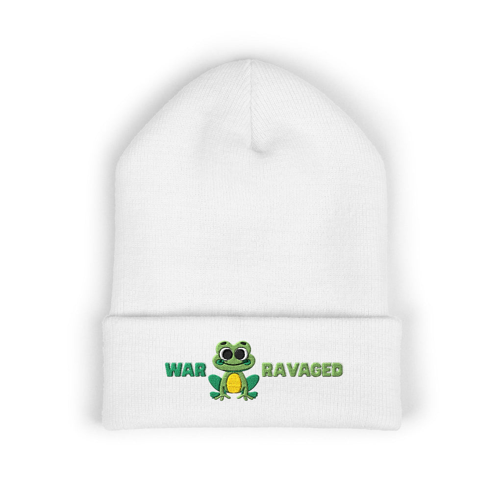 War Ravaged Frog Classic Cuffed Beanie
