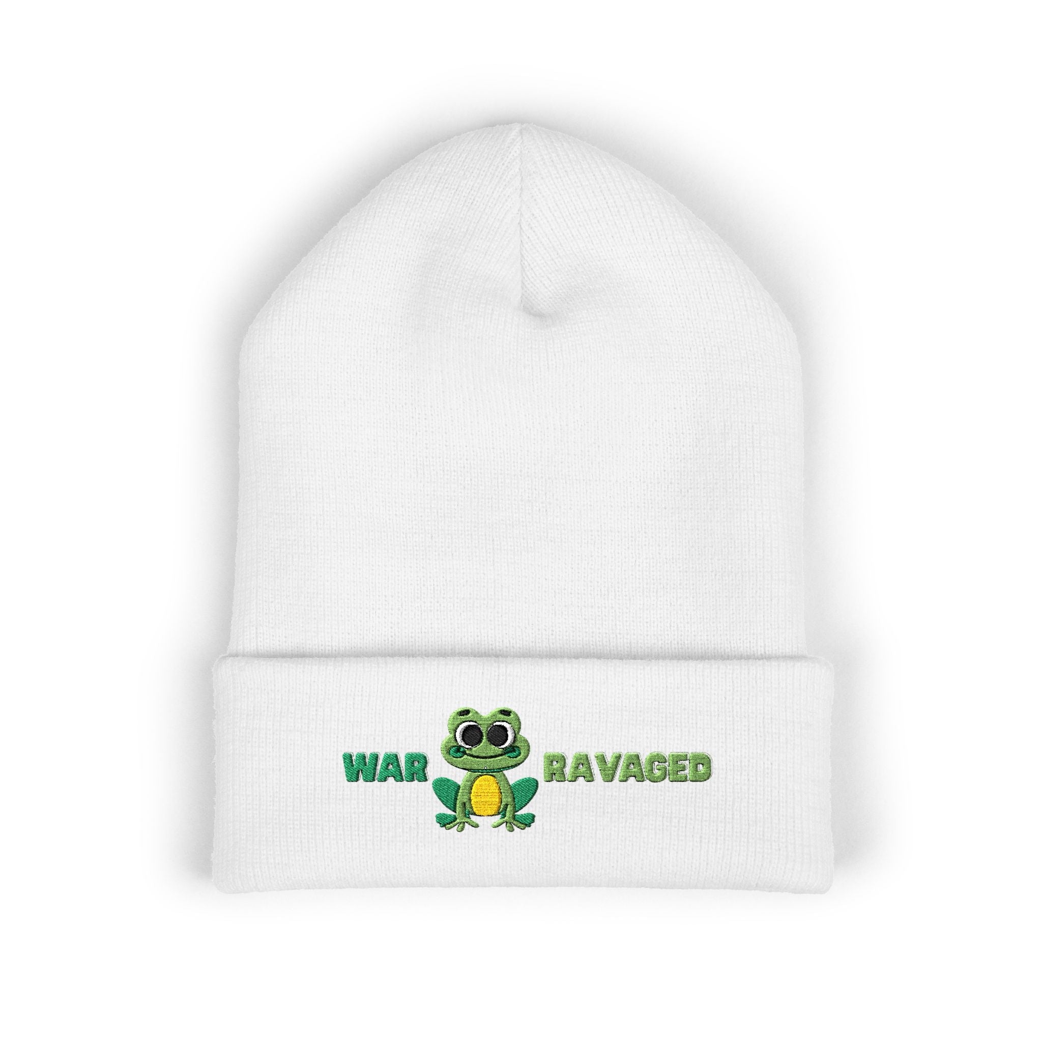 War Ravaged Frog Classic Cuffed Beanie