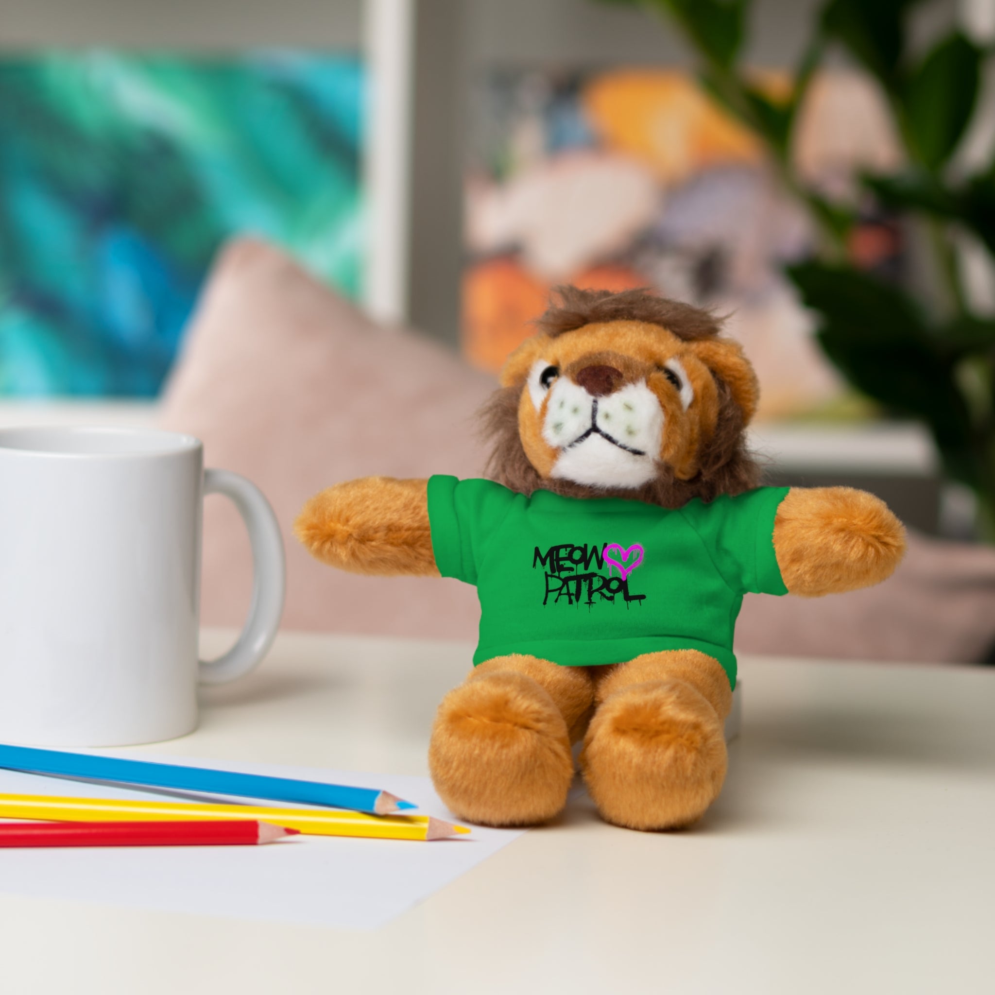 Meow Patrol Cute Plush Teddy Bear