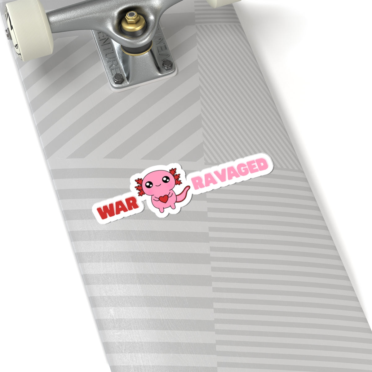 War Ravaged Portland Axolotl Kiss-Cut Stickers