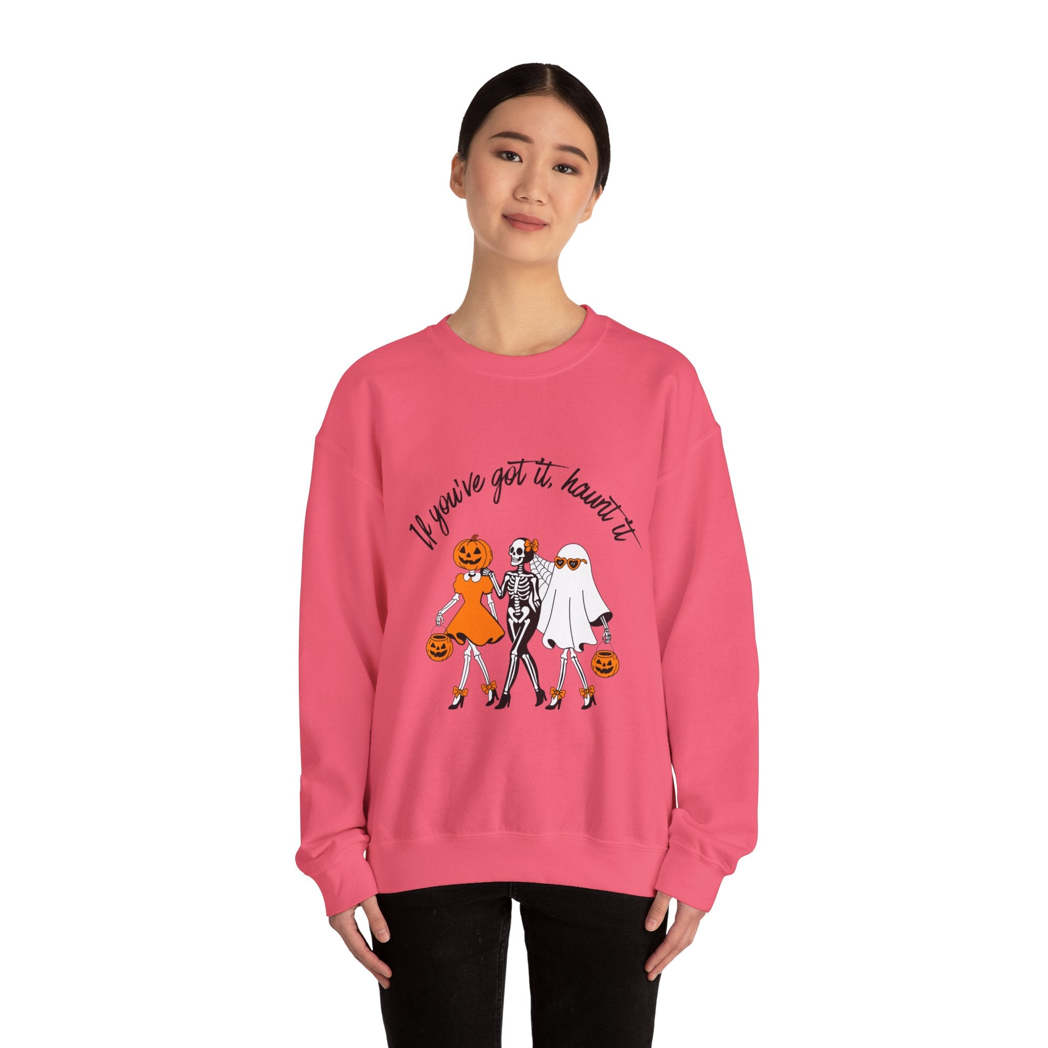 Halloween-Inspired Crewneck Sweatshirt