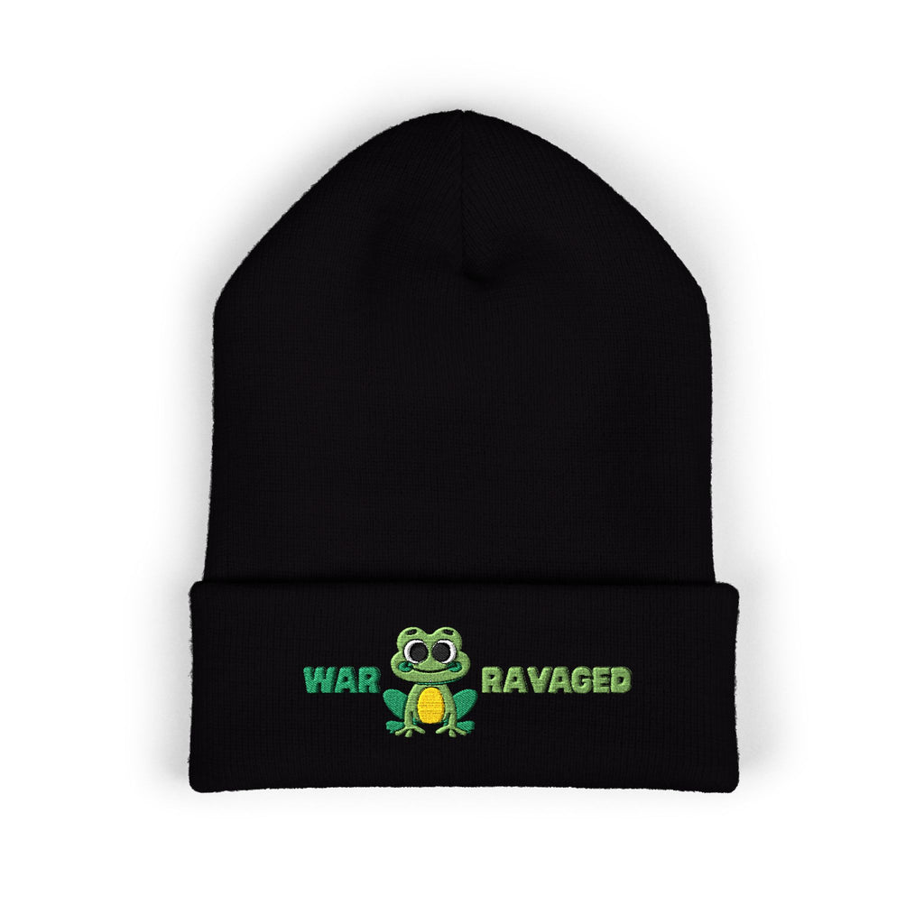 War Ravaged Frog Classic Cuffed Beanie