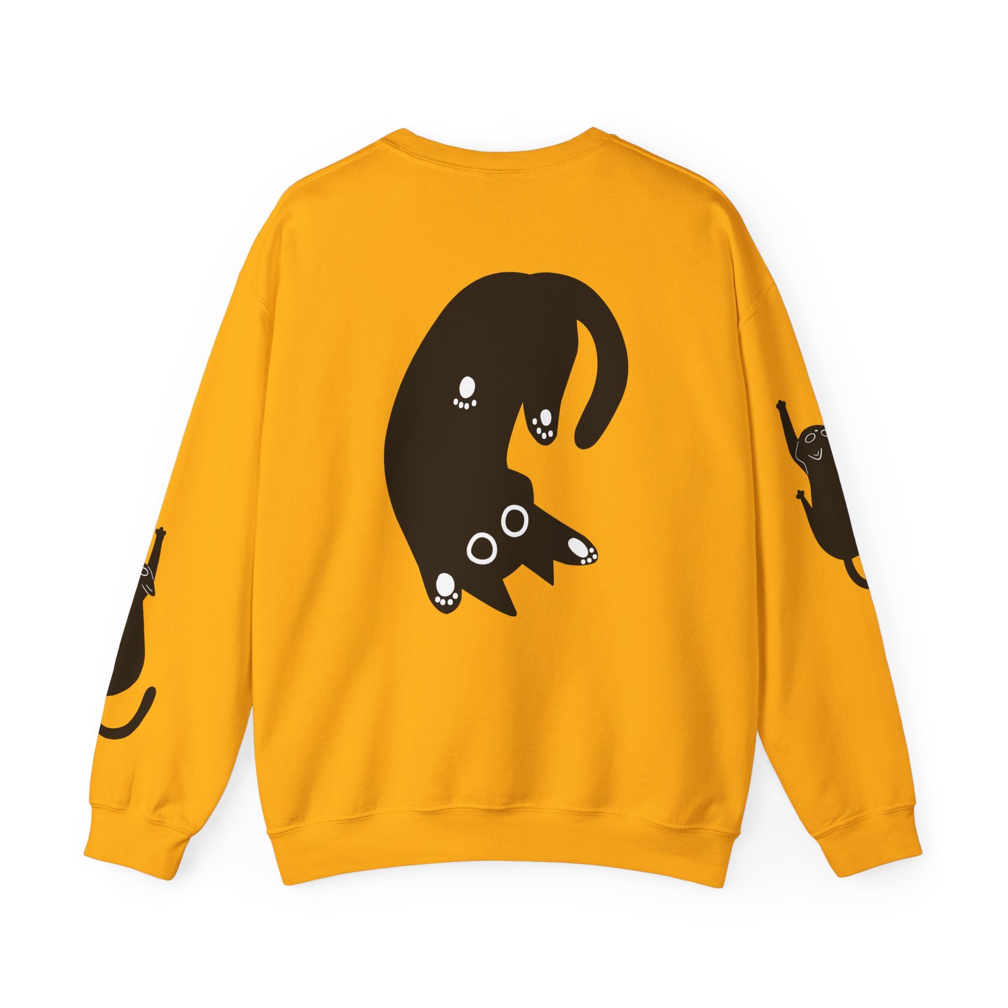 Paw Print Crewneck Sweatshirt for Cat Lovers