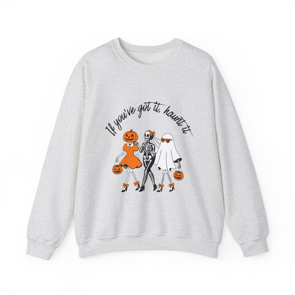 Halloween-Inspired Crewneck Sweatshirt