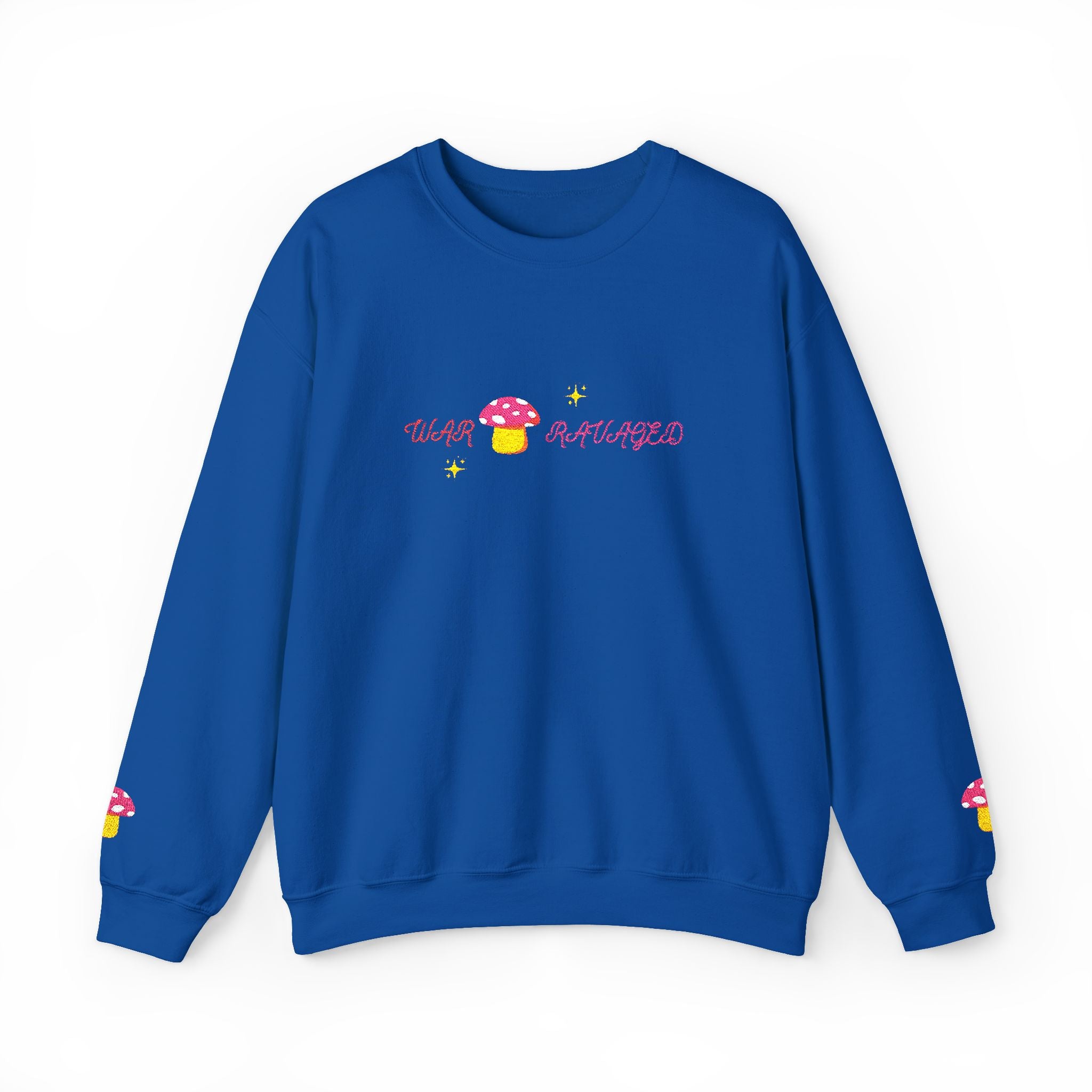 Cozy Mushroom 'War Ravaged' Magic Crewneck Sweatshirt