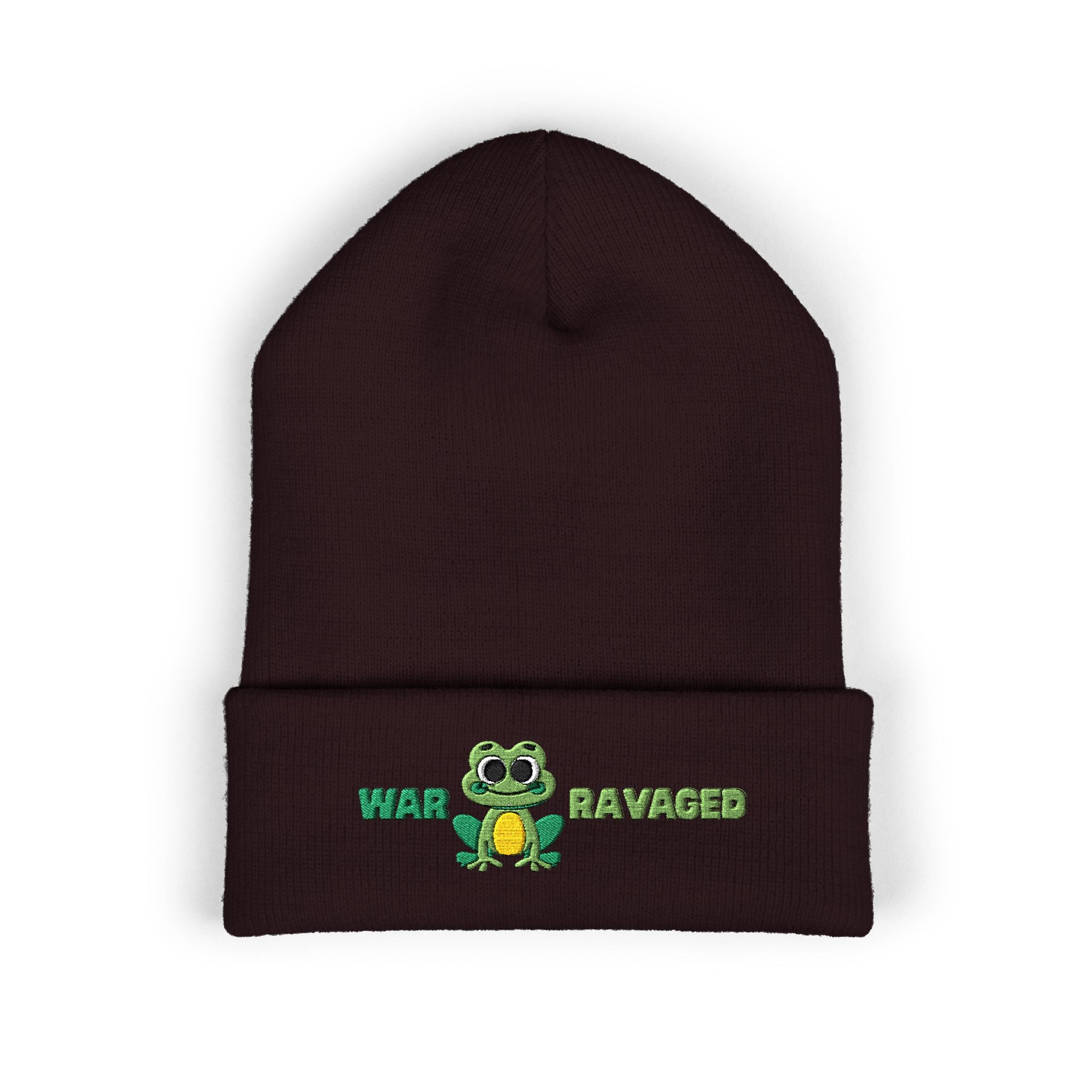 War Ravaged Frog Classic Cuffed Beanie
