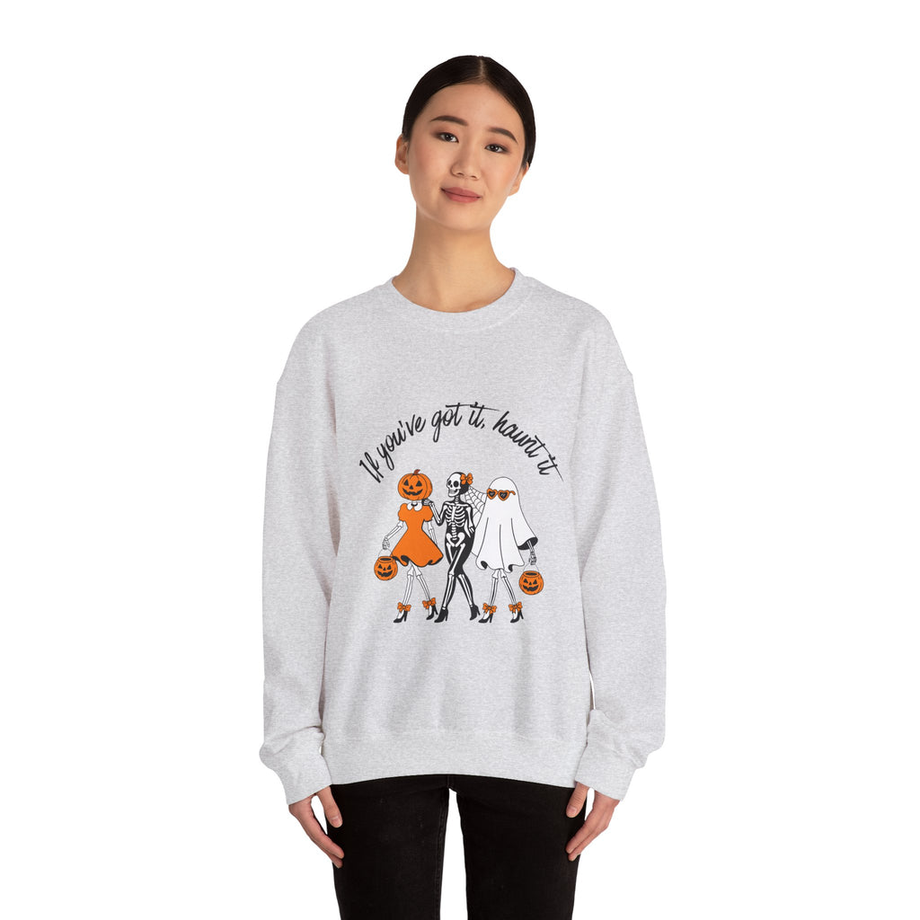 Halloween-Inspired Crewneck Sweatshirt