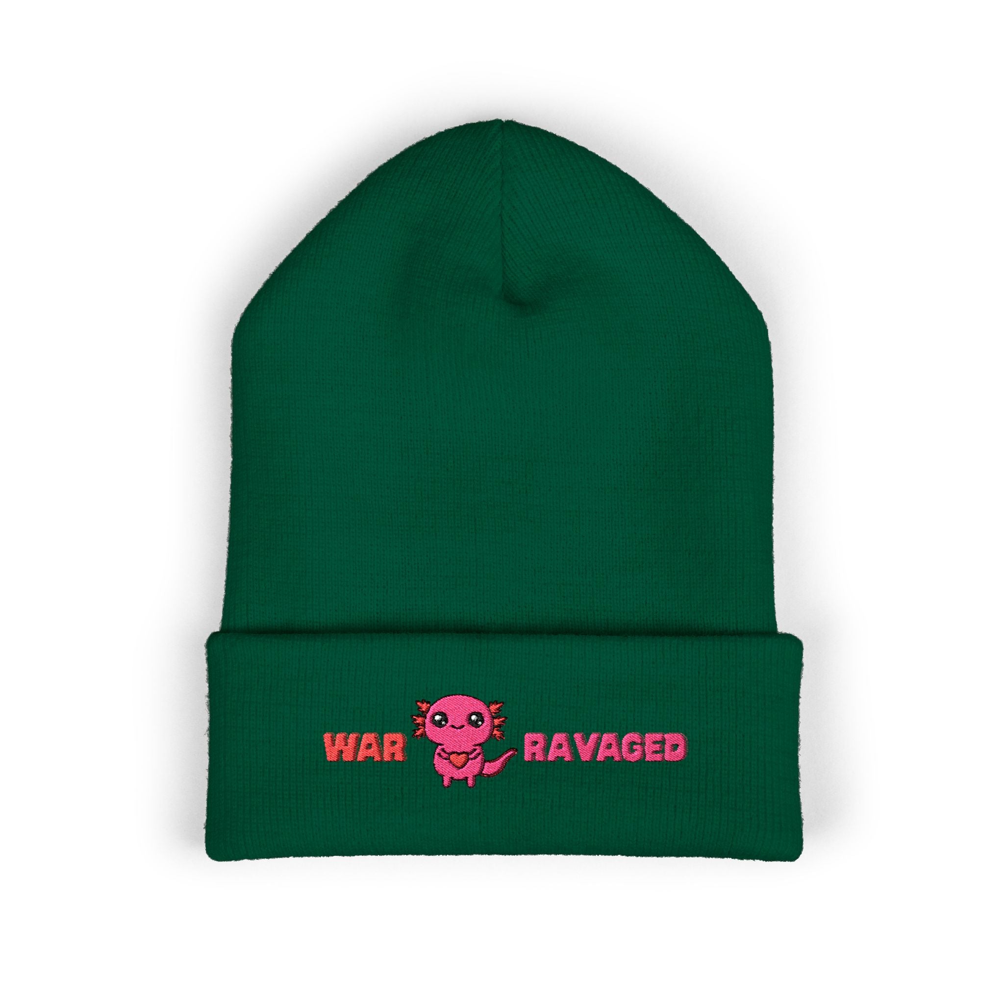 War Ravaged Axolotl Classic Cuffed Beanie