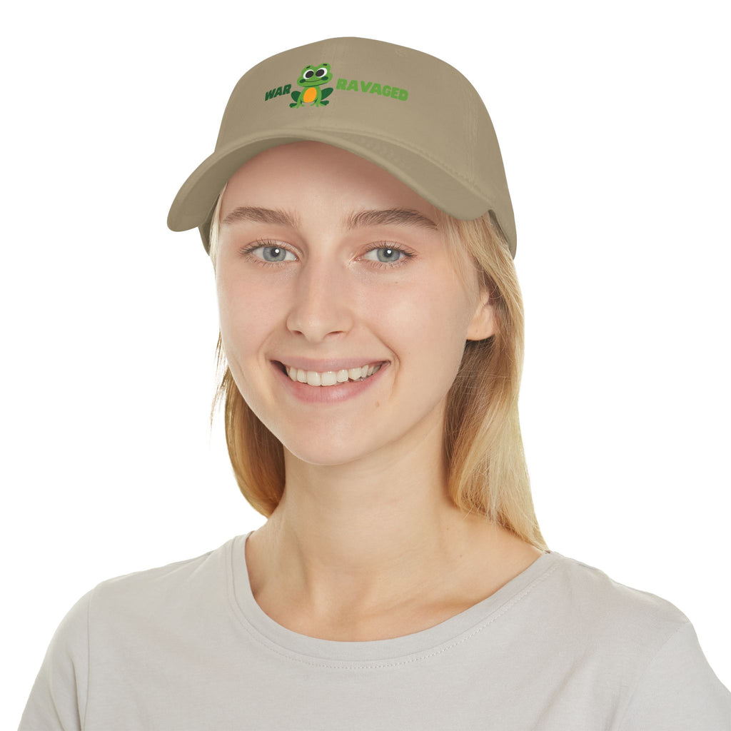 War Ravaged Kawaii Frog Baseball Cap