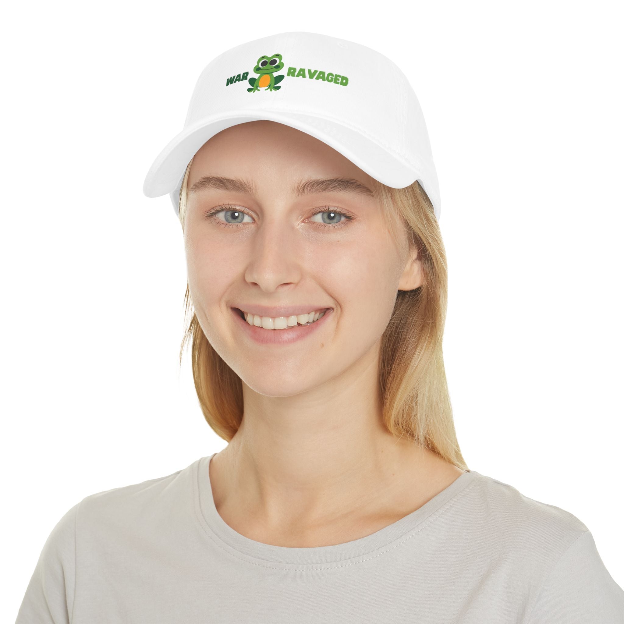 War Ravaged Kawaii Frog Baseball Cap