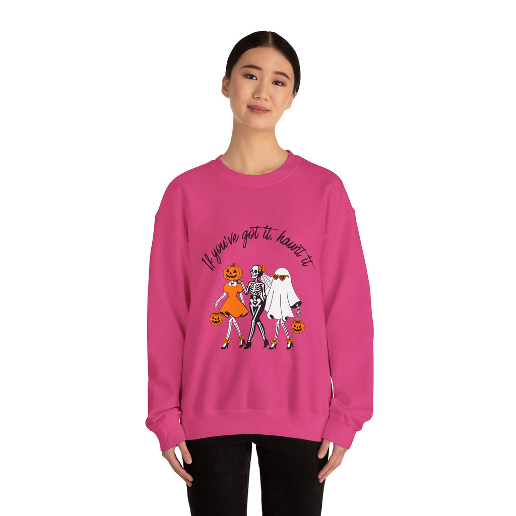 Halloween-Inspired Crewneck Sweatshirt