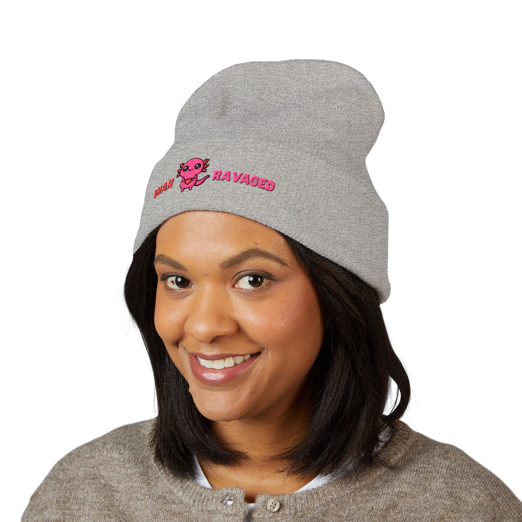 War Ravaged Axolotl Classic Cuffed Beanie