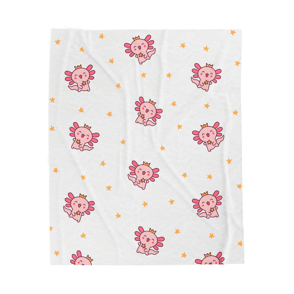 Axolotyl Plush Blanket for Kids