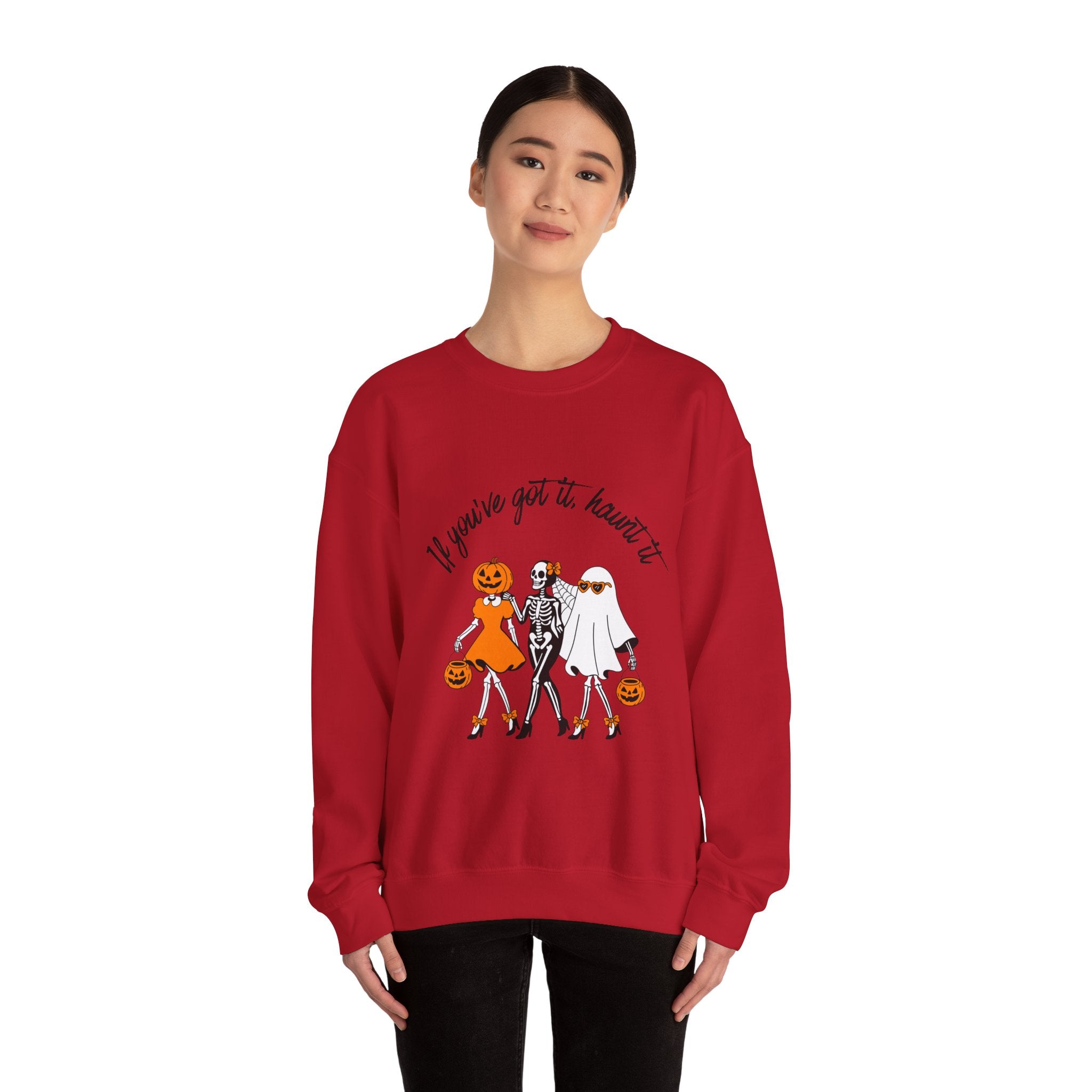 Halloween-Inspired Crewneck Sweatshirt
