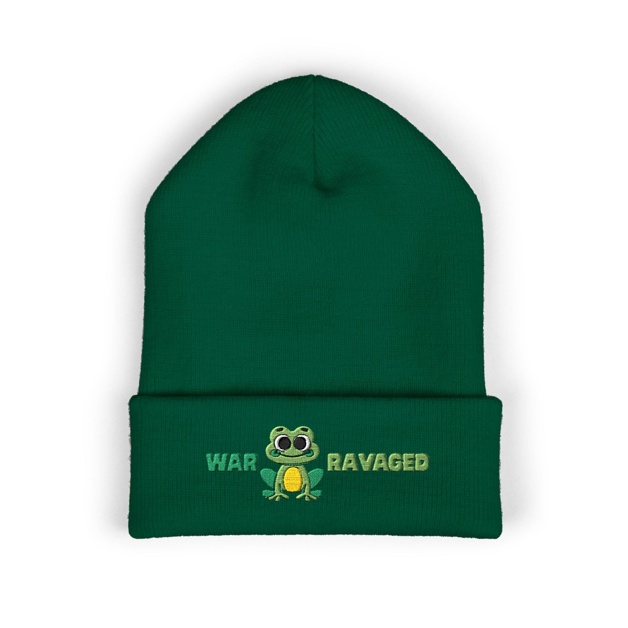 War Ravaged Frog Classic Cuffed Beanie