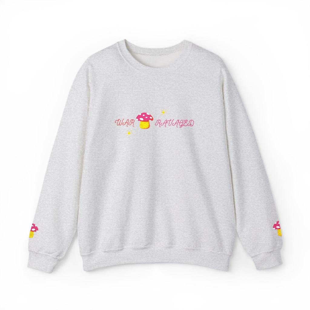 Cozy Mushroom 'War Ravaged' Magic Crewneck Sweatshirt
