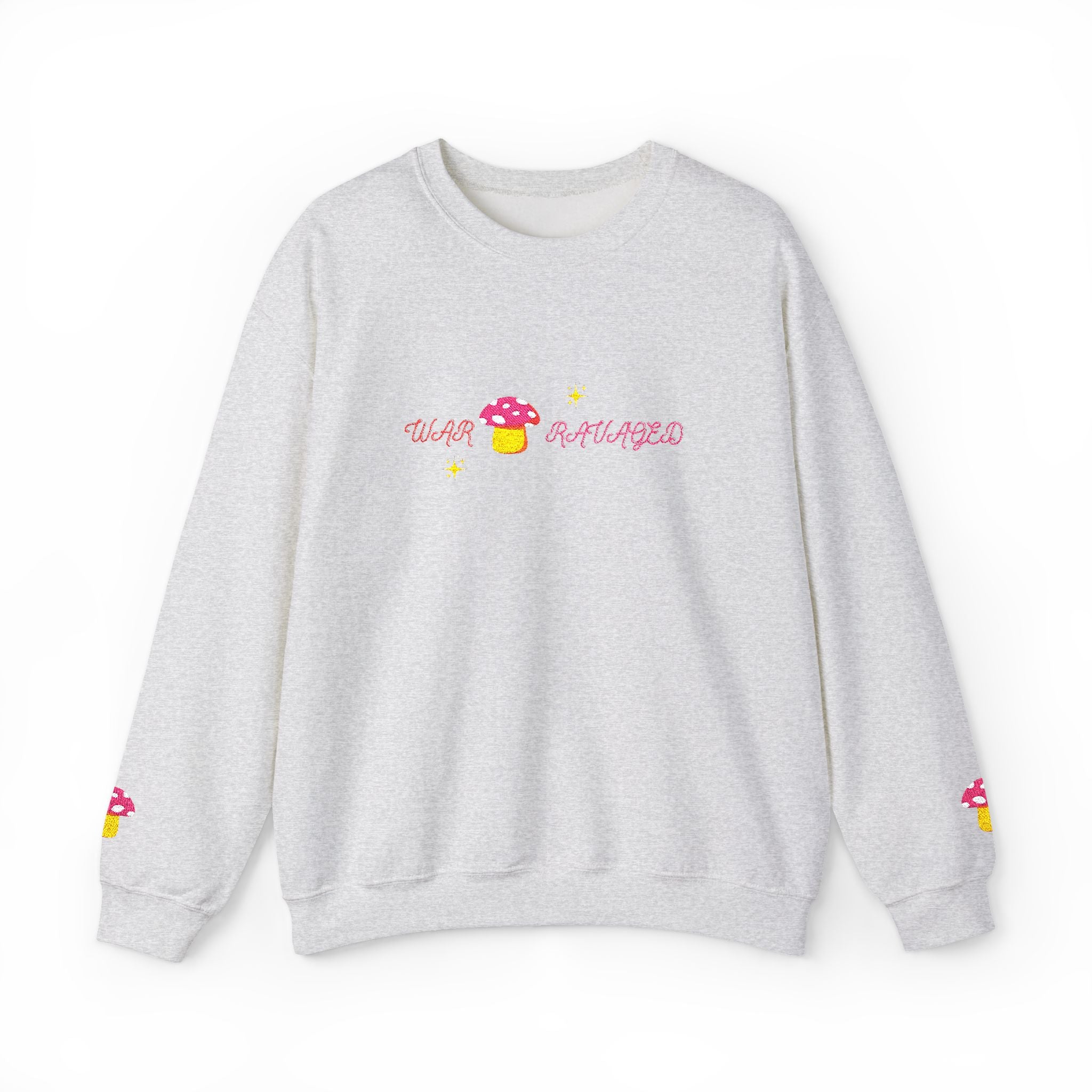 Cozy Mushroom 'War Ravaged' Magic Crewneck Sweatshirt