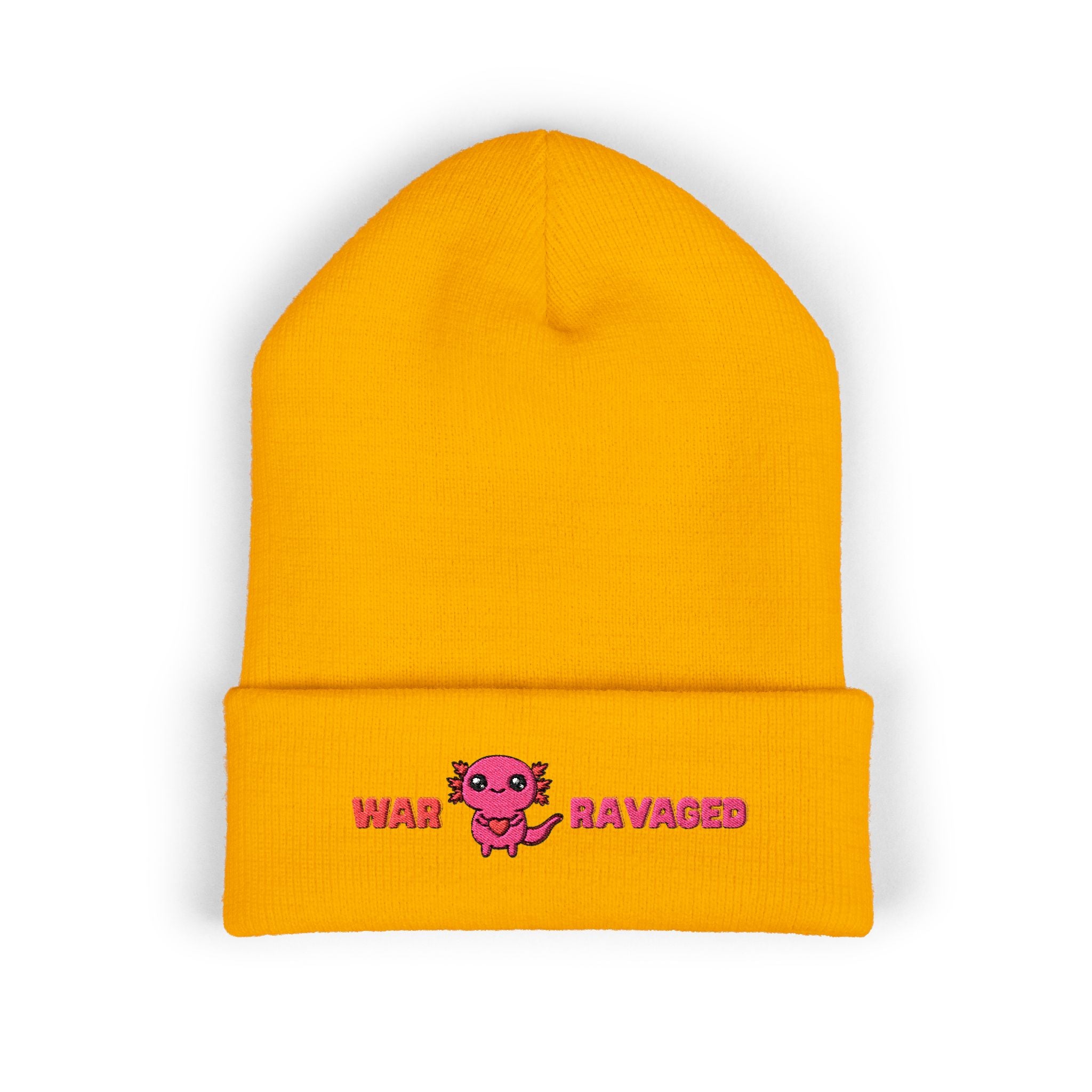 War Ravaged Axolotl Classic Cuffed Beanie