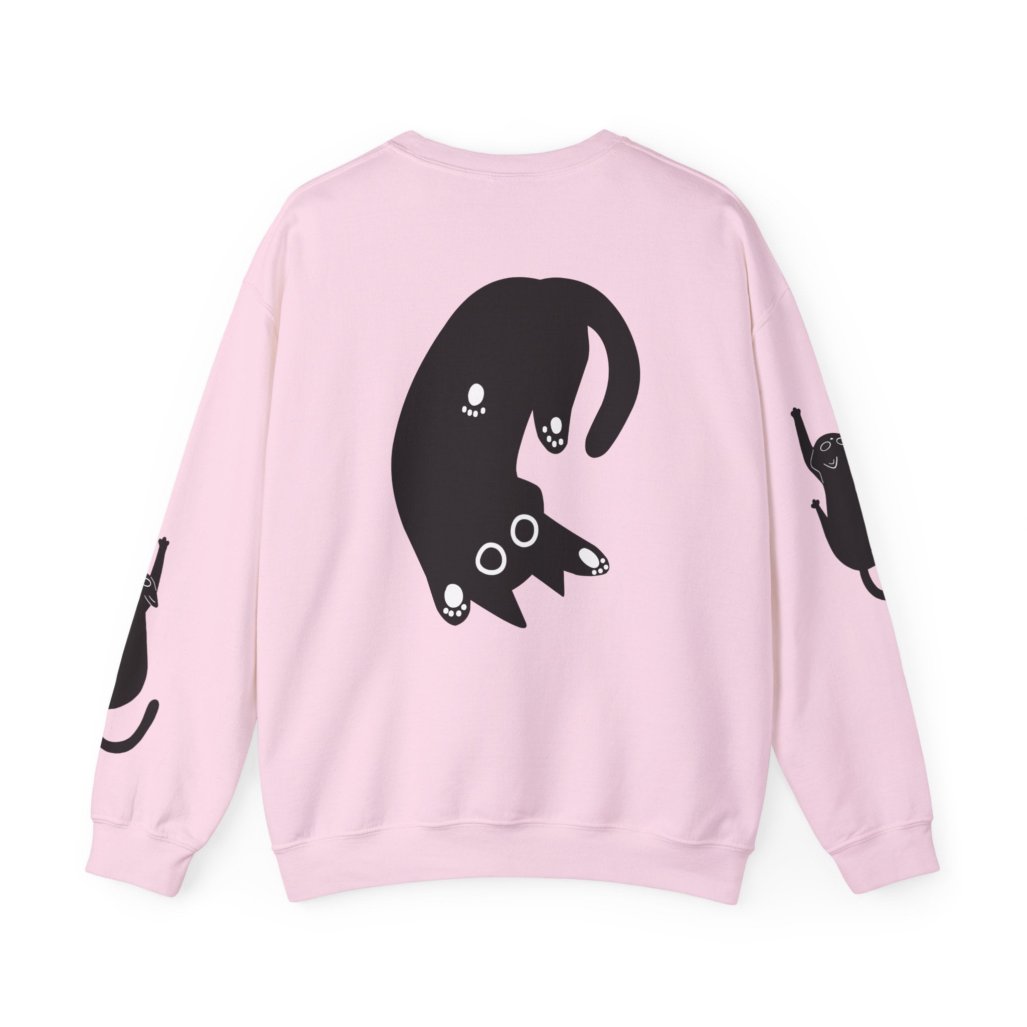 Paw Print Crewneck Sweatshirt for Cat Lovers