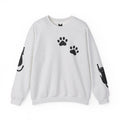 Paw Print Crewneck Sweatshirt for Cat Lovers