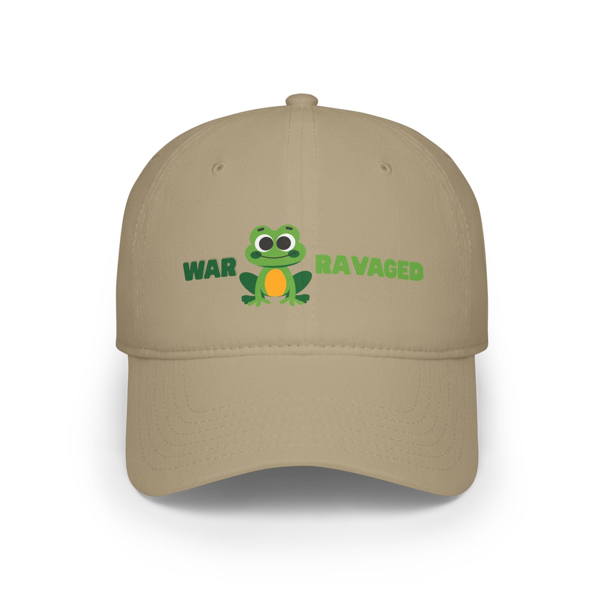 War Ravaged Kawaii Frog Baseball Cap