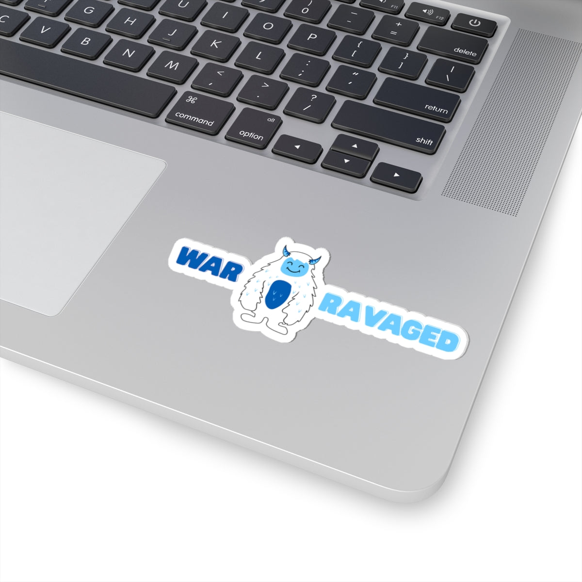 War Ravaged Portland Bigfoot Sasquatch Kiss-Cut Stickers