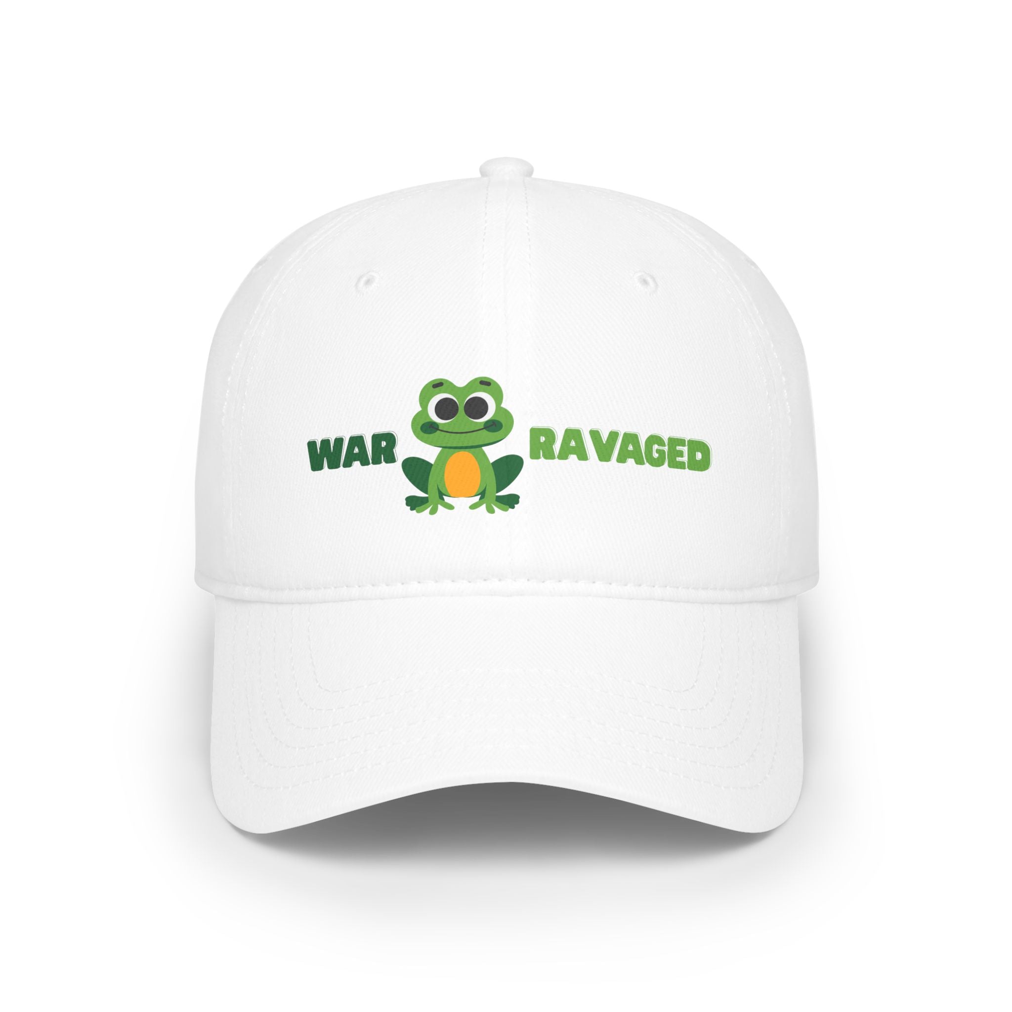 War Ravaged Kawaii Frog Baseball Cap