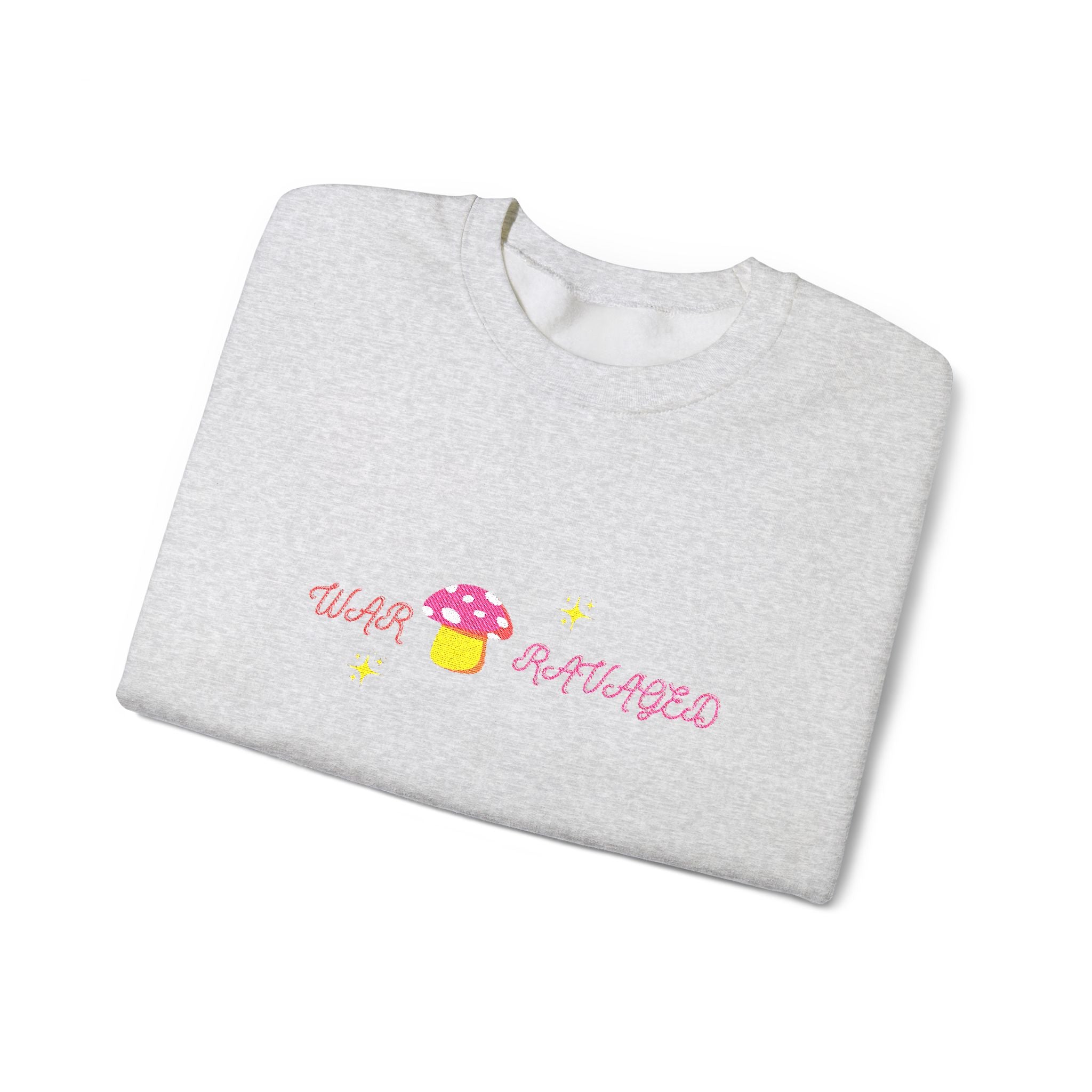 Cozy Mushroom 'War Ravaged' Magic Crewneck Sweatshirt