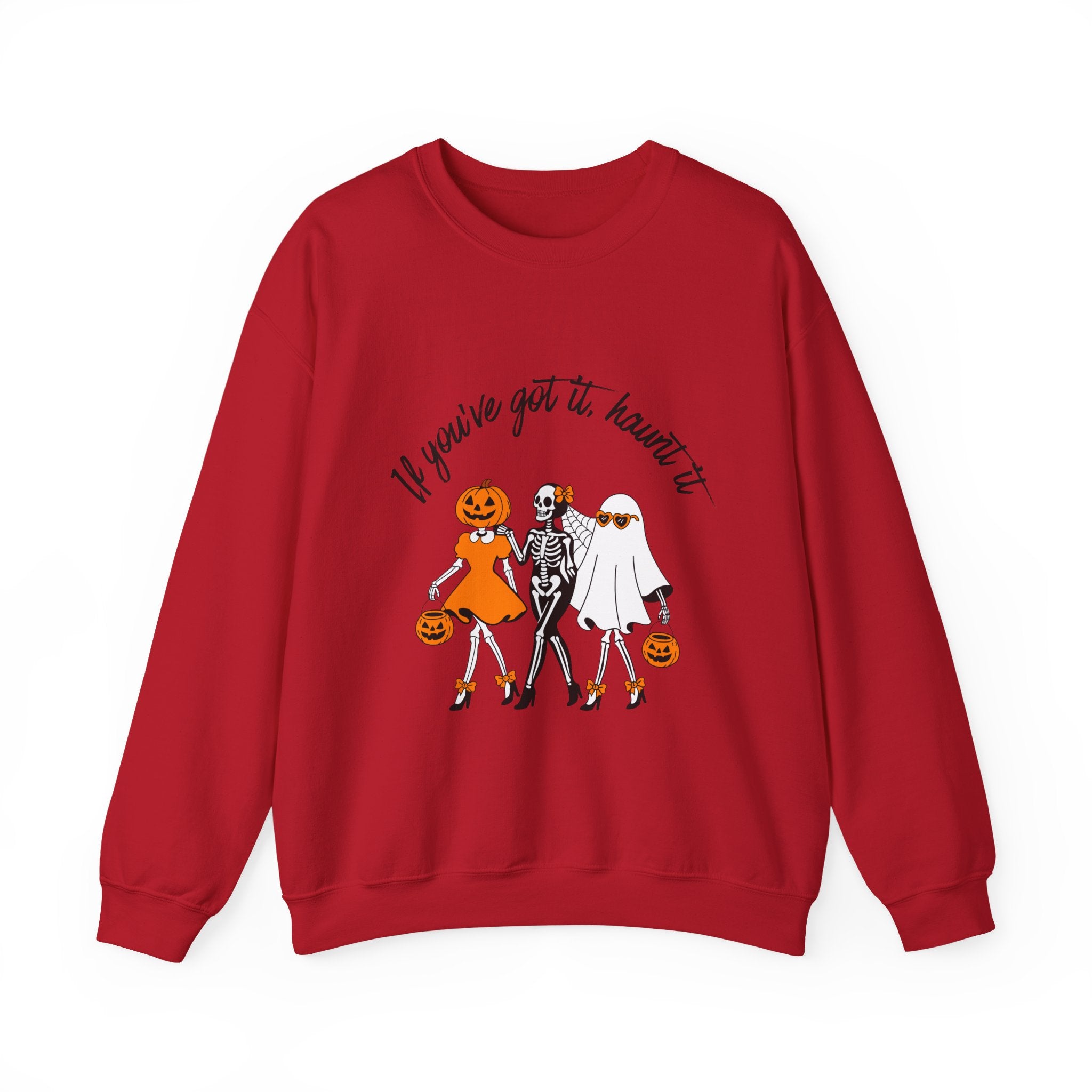 Halloween-Inspired Crewneck Sweatshirt