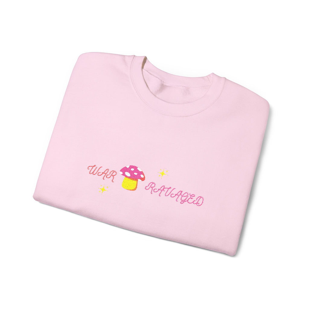 Cozy Mushroom 'War Ravaged' Magic Crewneck Sweatshirt