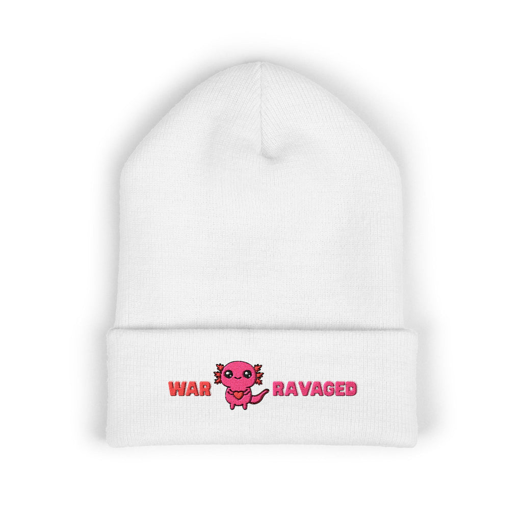 War Ravaged Axolotl Classic Cuffed Beanie