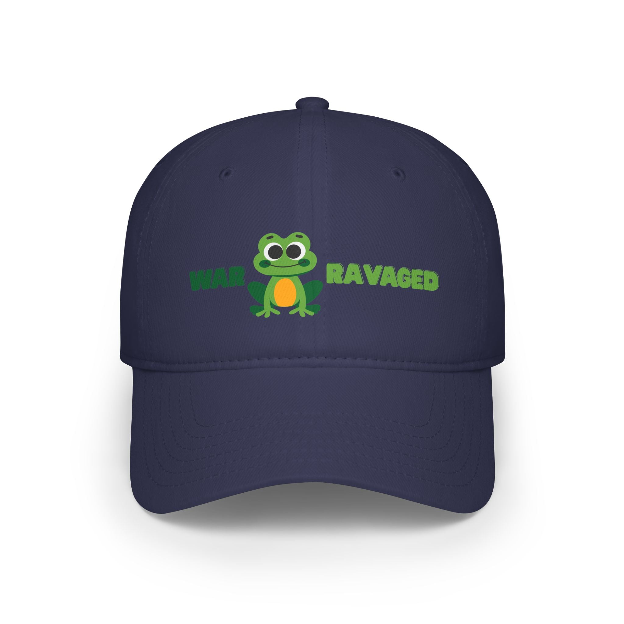 War Ravaged Kawaii Frog Baseball Cap