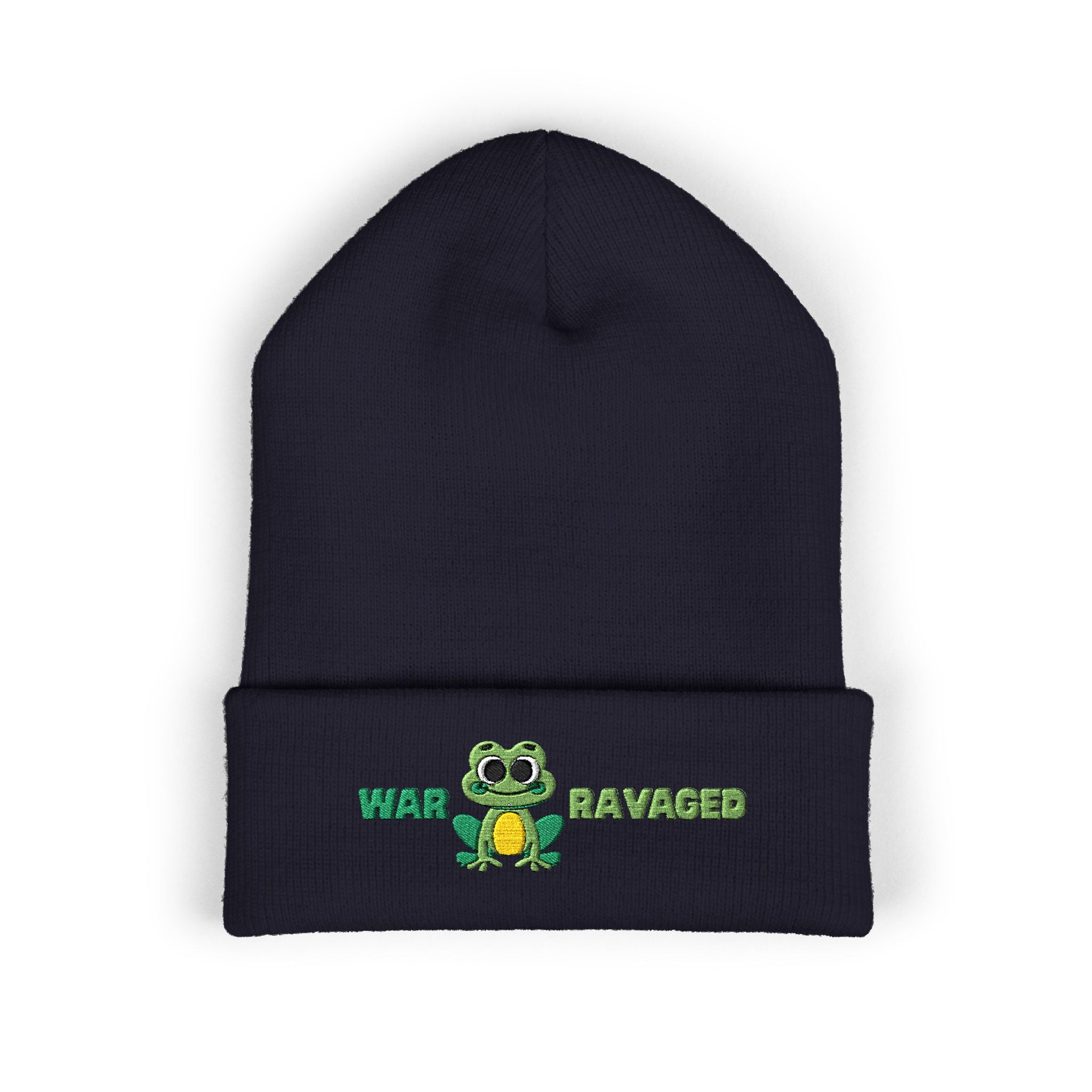 War Ravaged Frog Classic Cuffed Beanie